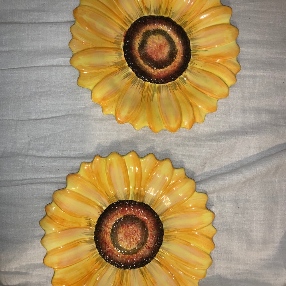 Sunflower Plates